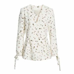 Hinge Ivory Floral Blazer